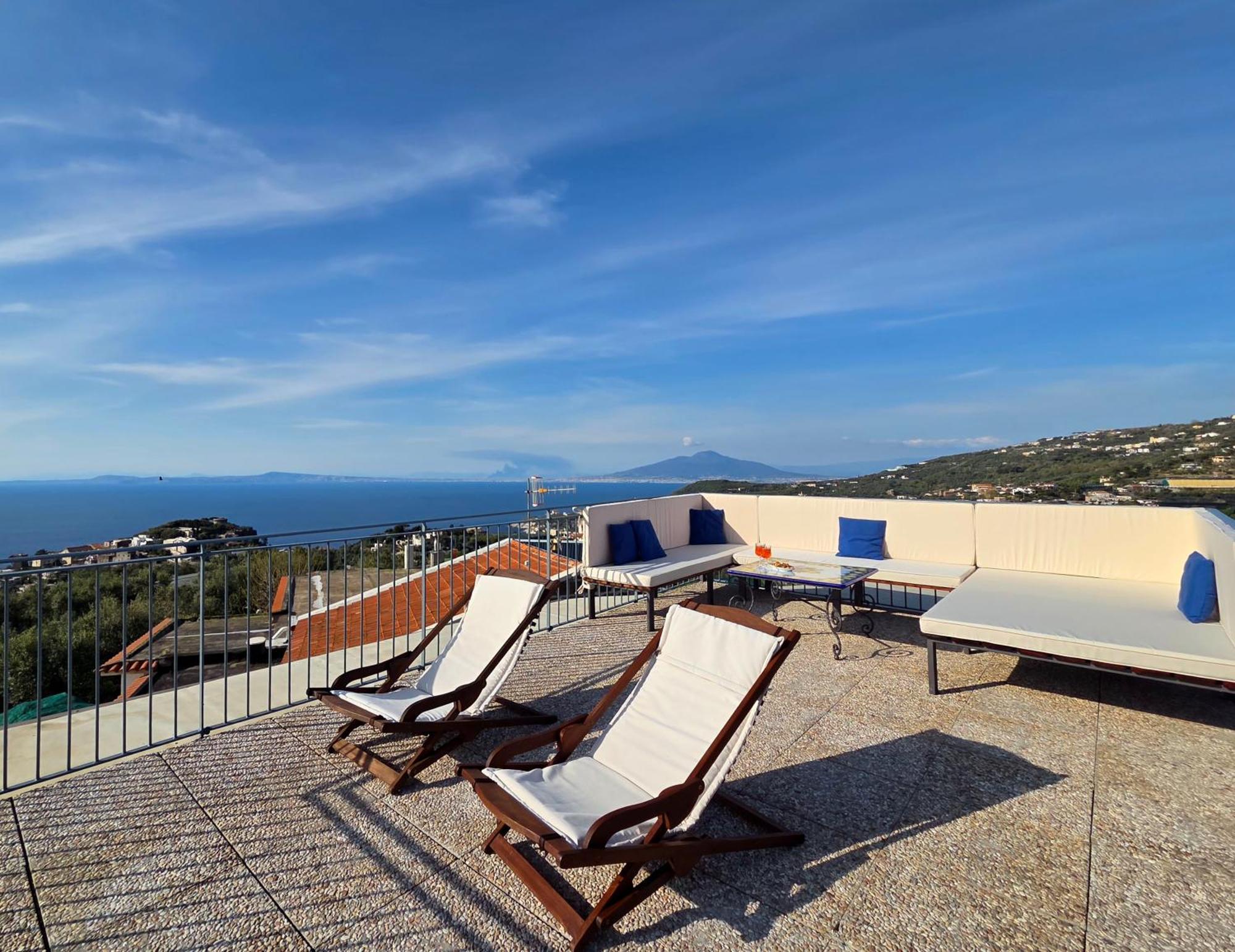 Sun & Relax, Relaxing Location With Seaview Villa Massa Lubrense Exterior photo