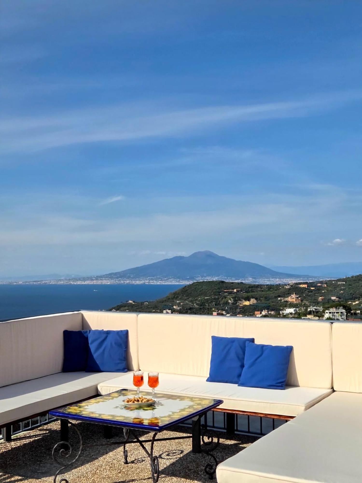 Sun & Relax, Relaxing Location With Seaview Villa Massa Lubrense Exterior photo
